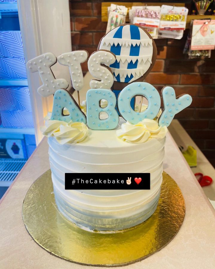 Baby Boy Theme Cake