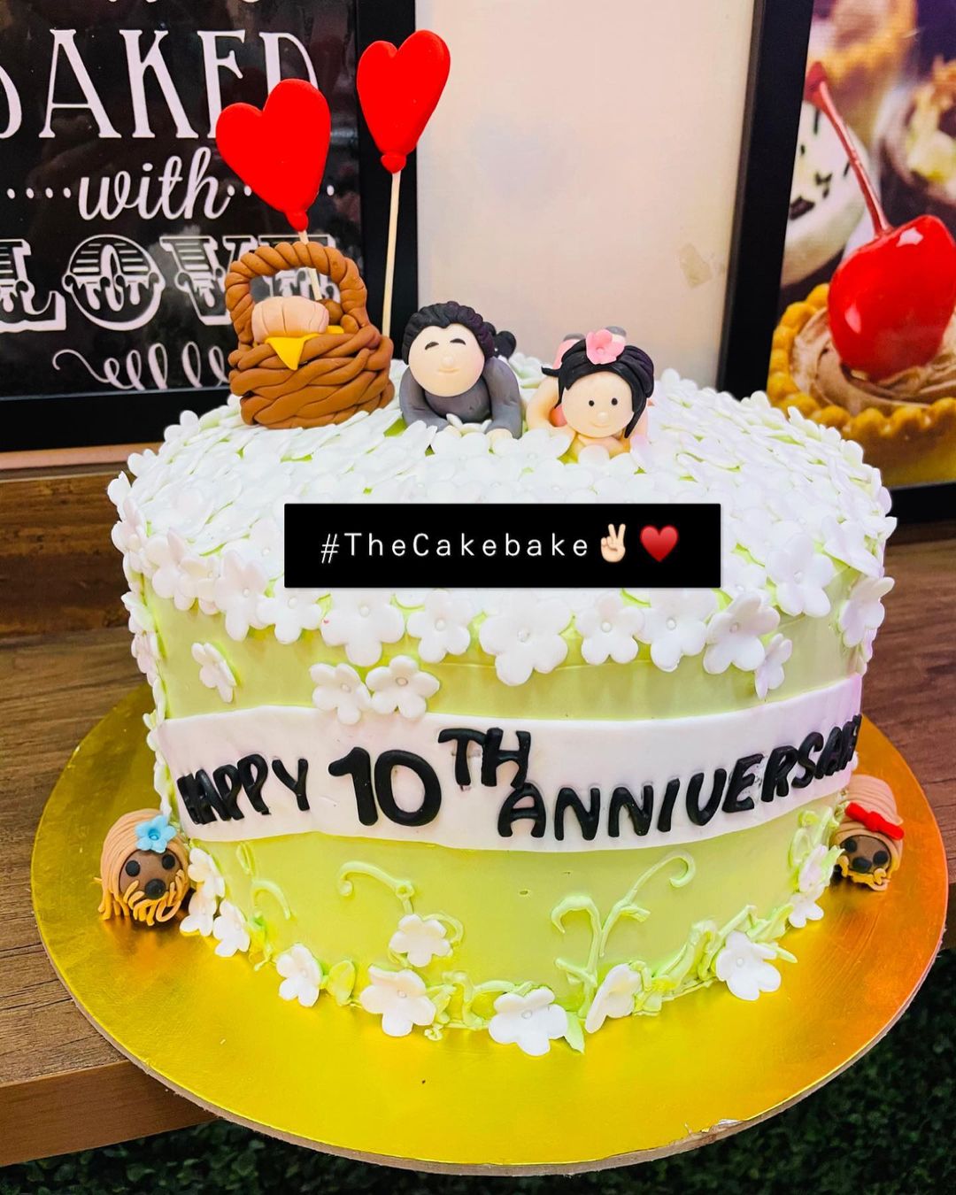 10th Month Anniversary Cake