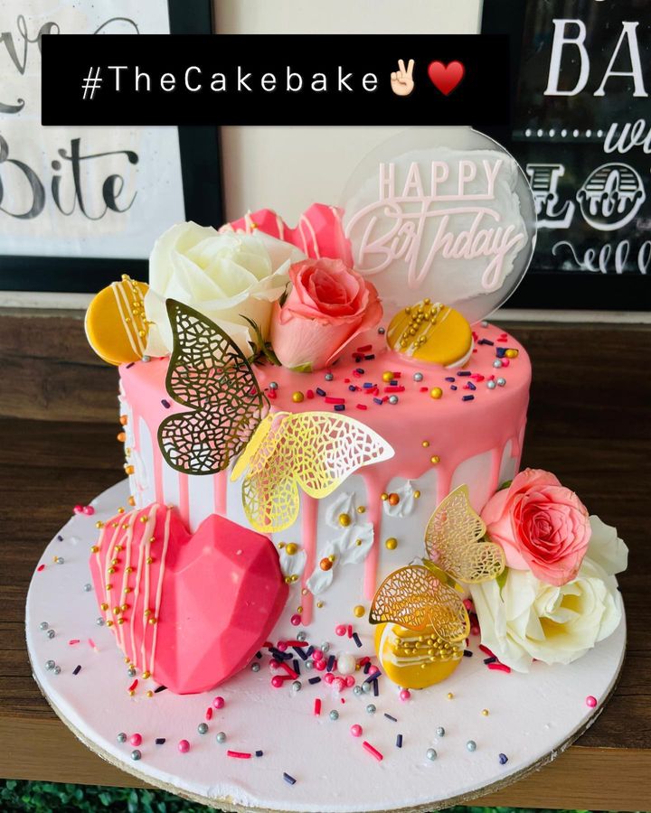 Butterfly Theme Cake