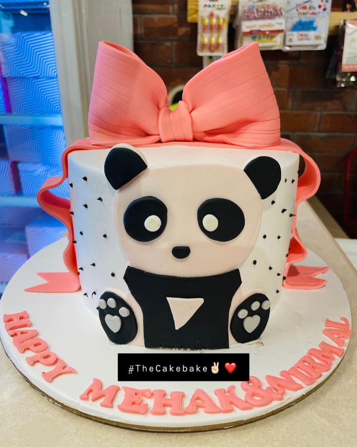 Panda Theme Cake