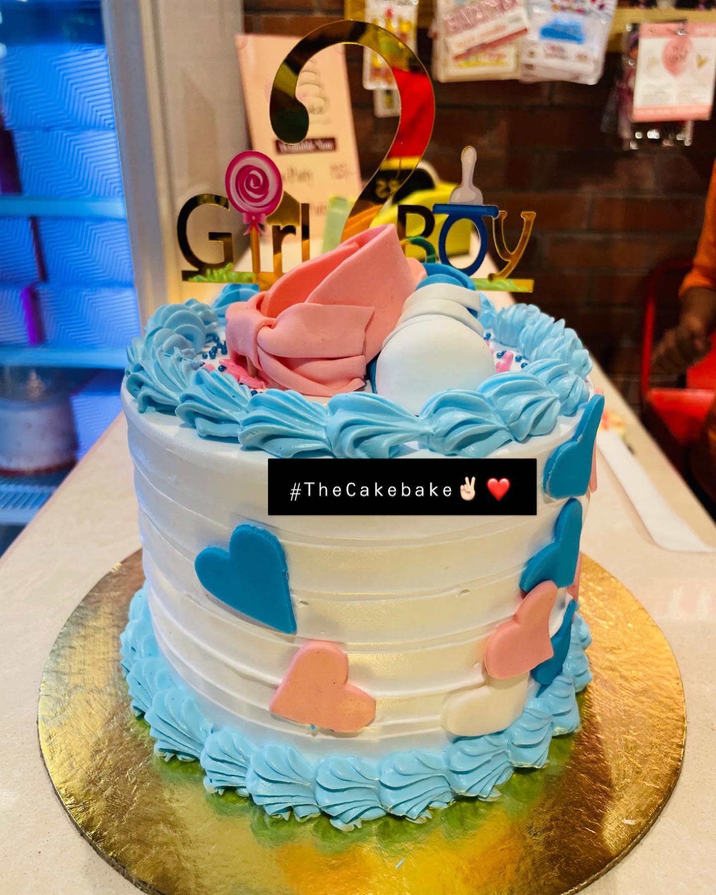 Baby Shower Theme Cake