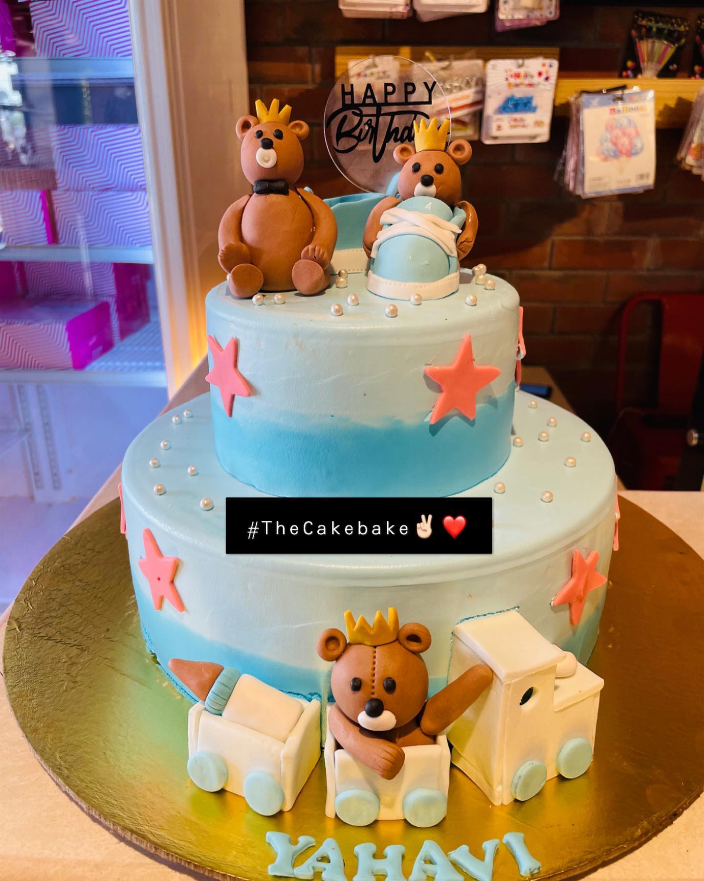 Teddy Theme Cake