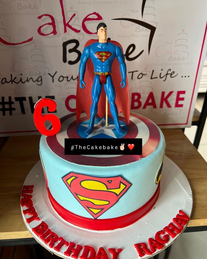 Superman Theme Cake