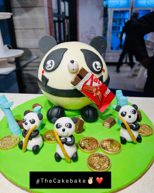 Panda Theme Cake