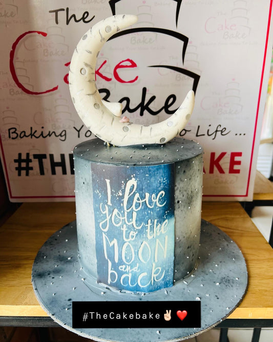 Moon Theme Cake