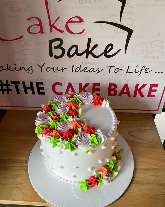 Floral Theme Cake