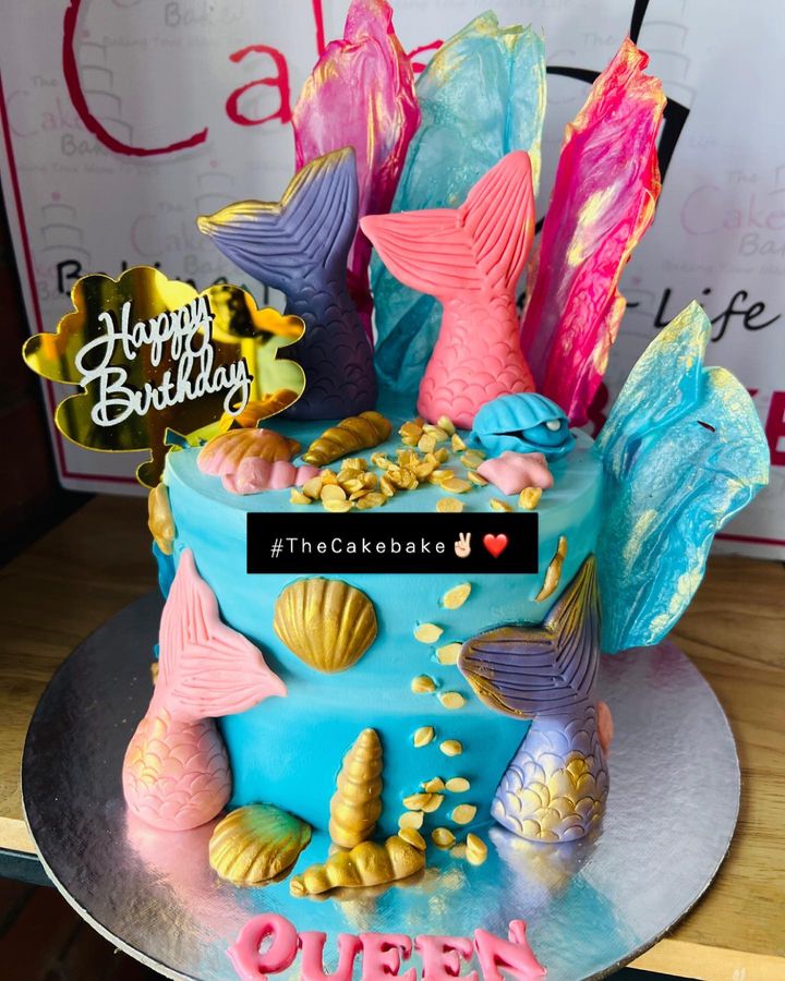 Mermaid Theme Cake