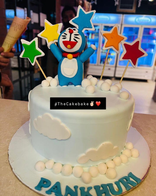 Doraemon Theme Cake