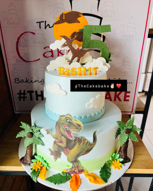 Jungle and Dino Themed Cakes