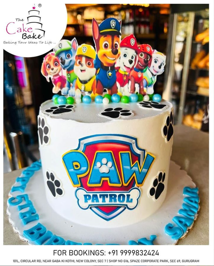 Paw Patrol Theme Cake