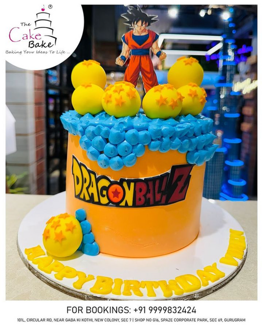 Dragon Ball Z Theme Cake