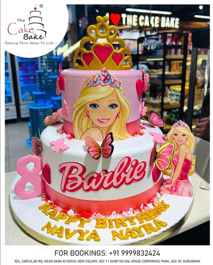 Barbie Theme Cake