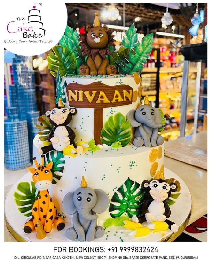 Jungle Theme Cake