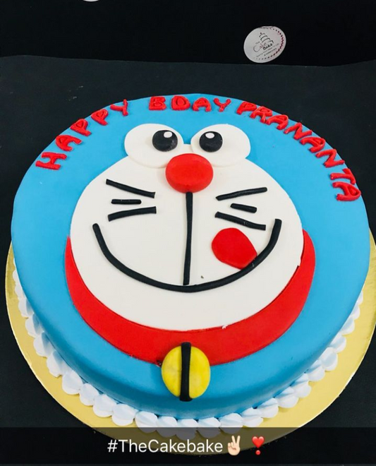 Doraemon Theme Cake