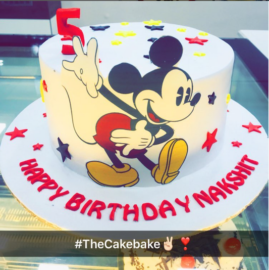 Mickey Mouse Theme Cake