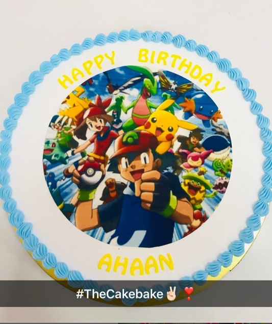 Pokemon Theme Cake