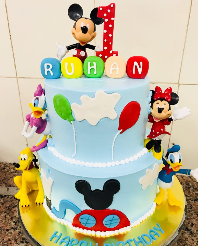 Mickey Mouse & Friends Theme Cake