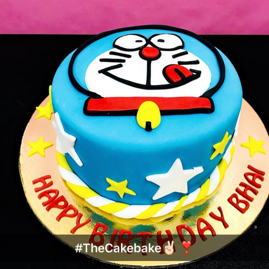 Doraemon Theme Cake