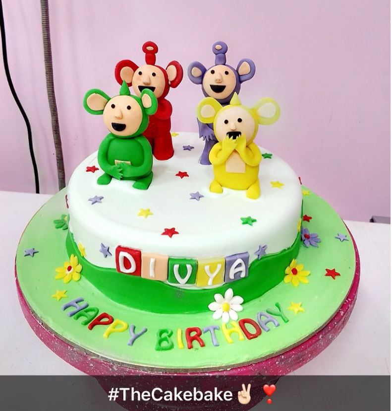 Teletubbies Theme Cake